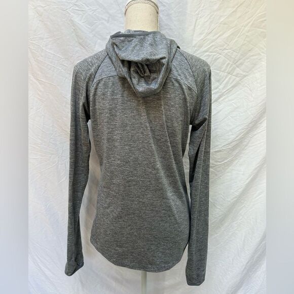 Nike Women's Dri-fit Element Cowl Neck Long Sleeve Running Hoodie Gray Small - Picture 2 of 7